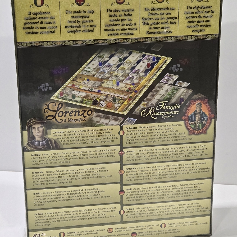 Cranio: Board game - Lorenzo il Magnifico (2nd Ed) New Factory Sealed - Picture 8 of 11